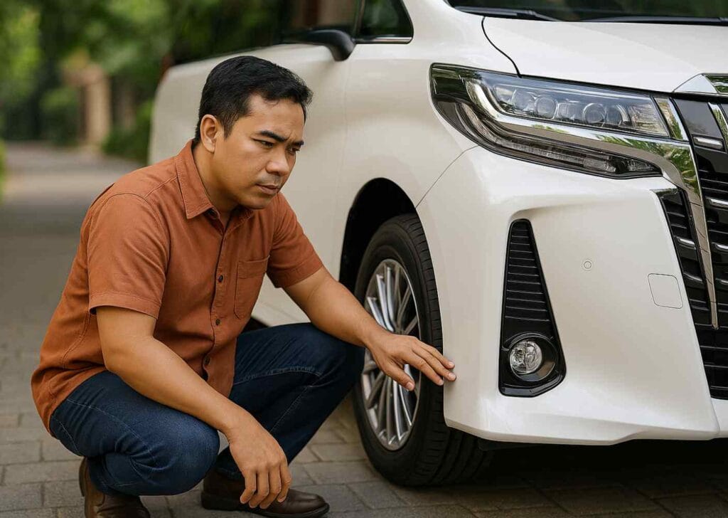isi angin ban mobil alphard