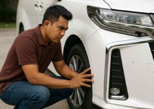 isi angin ban mobil alphard